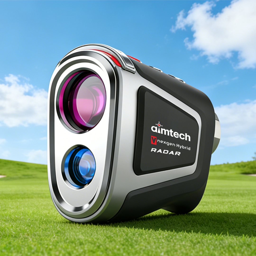 Aimtech Vnexgen Hybrid RADAR | The World’s First 3-in-1 OIS Golf Rangefinder