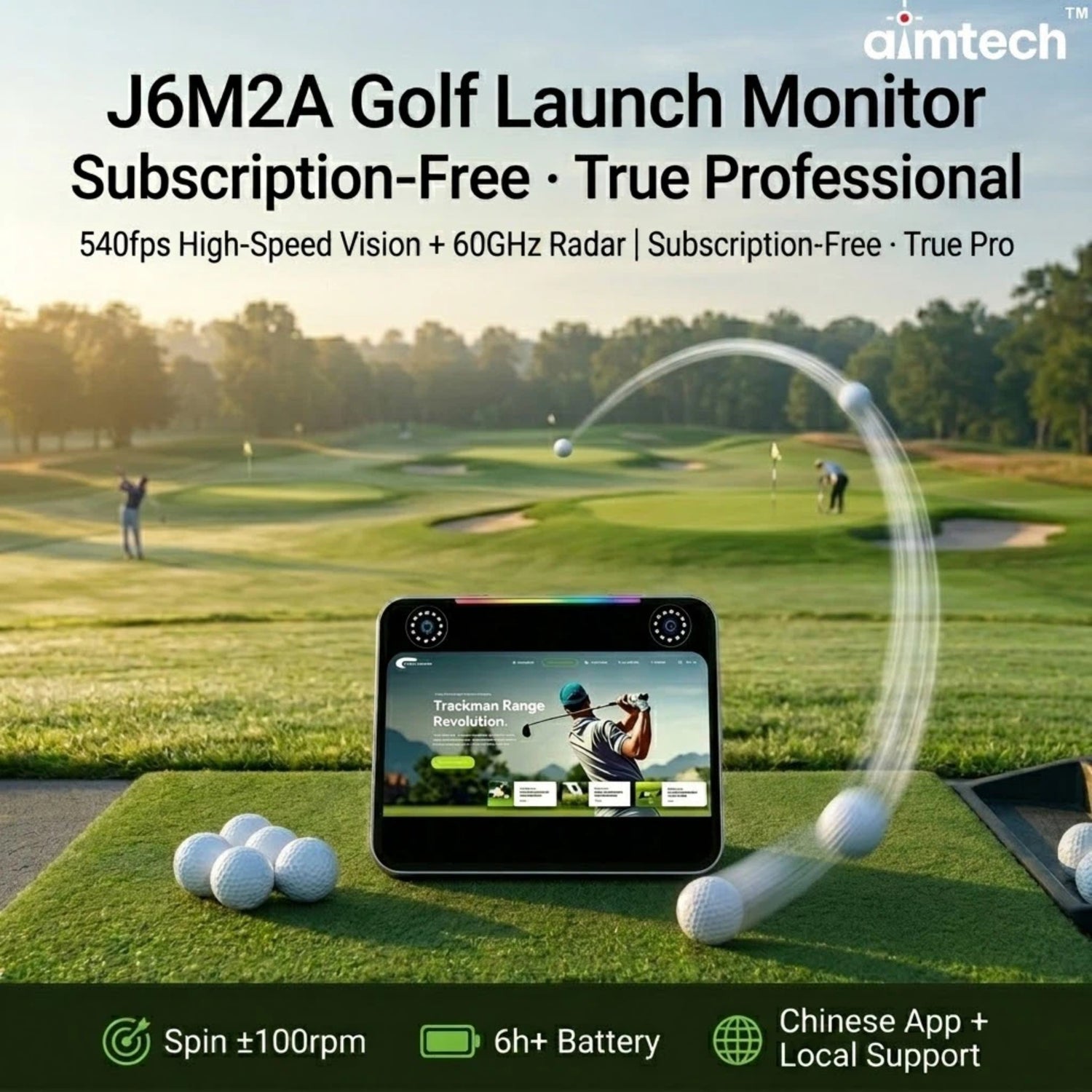 J6M2A Golf Launch Monitor
