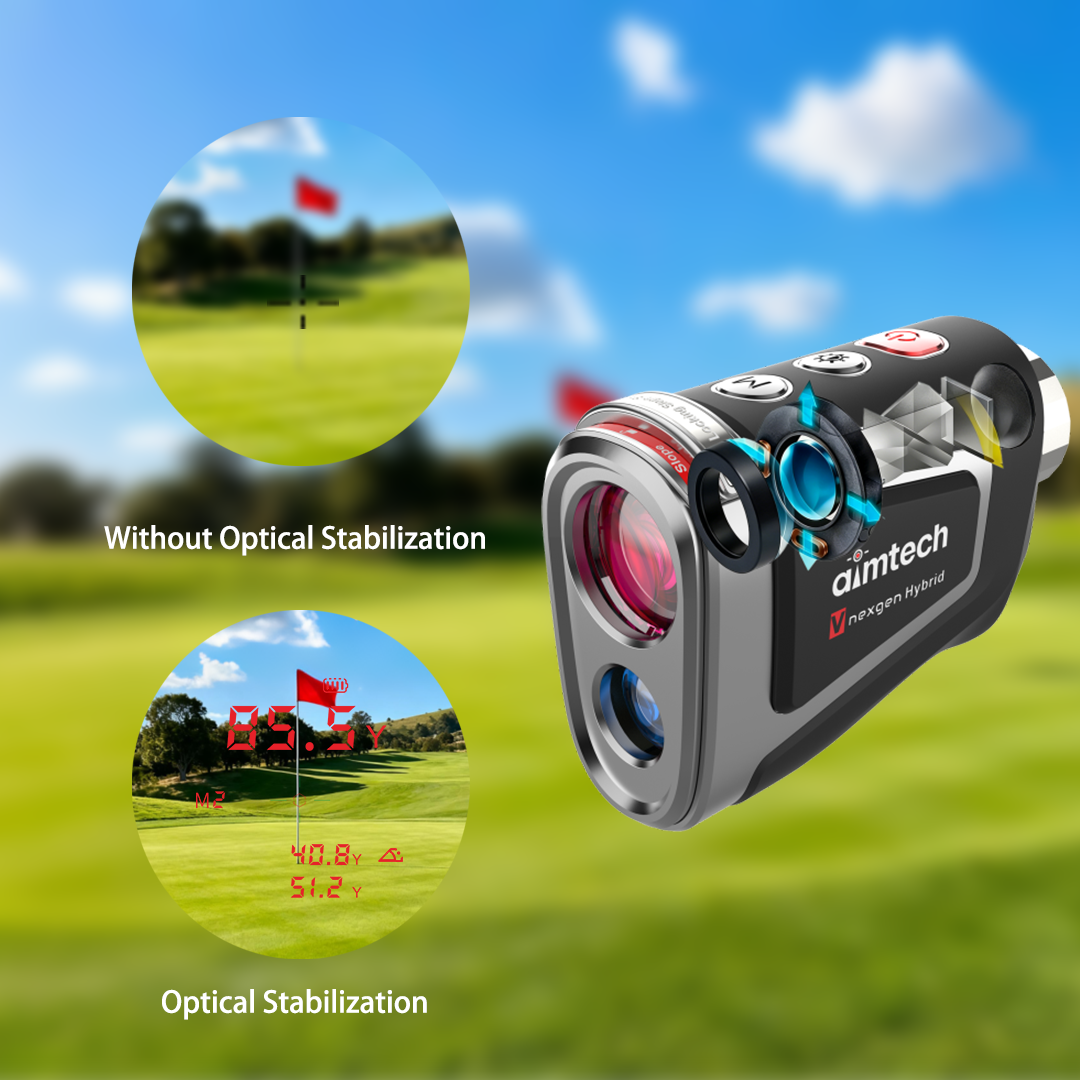Aimtech Vnexgen Hybrid | Golf Rangefinder with Smart Caddy